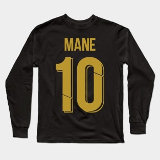 Sadio Mane Prem winner Black Gold Long Sleeve T-Shirt